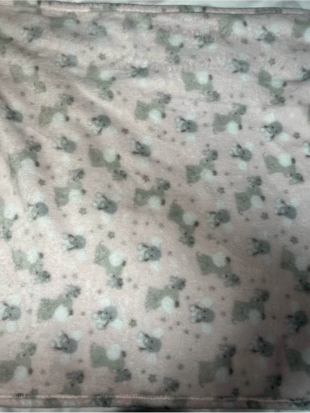 Blankets & Beyond Gray & Pink Elephant Lovey & Matching Fleece Baby Blanket